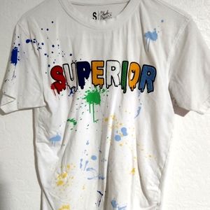 Superior t-shirt White.. Size small
